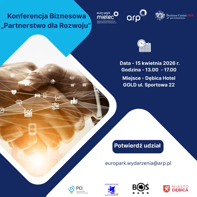 Obraz: Konferencja Biznesowa „Partnerstwo dla Rozwoju” – Dębica 2026